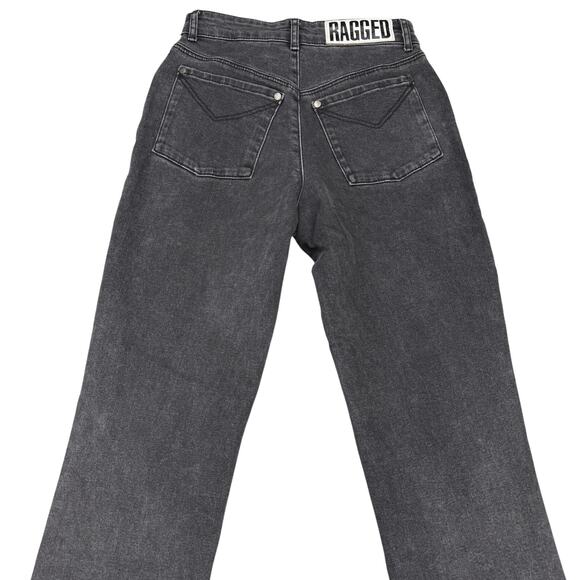 THE RAGGED PRIEST High Rise Tapered Leg Charcoal Jean Sz 26 - Picture 7 of 8
